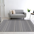 Avtoit | Ethnically Geometric Printed Rug Multi Colors Cotton Blend Indoor Rug Pet Friendly Easy Care Area Rug for Living Room