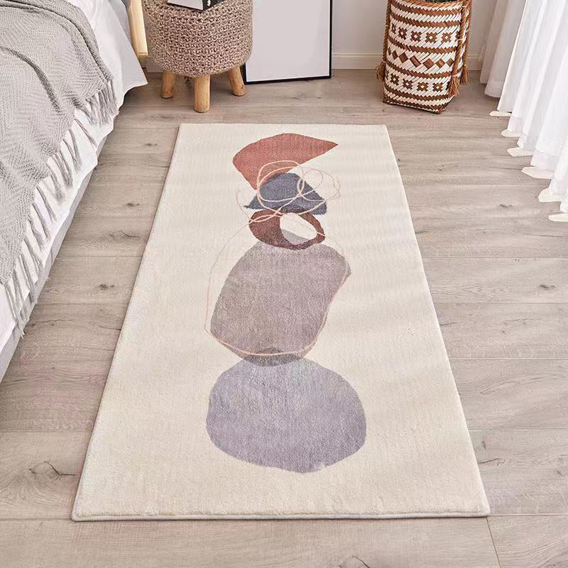 Avtoit | Southwest Bedroom Carpet Multi-colored Cartoon Printed Area Rug Synthetic Non-slip Rug Machine Washable Rug