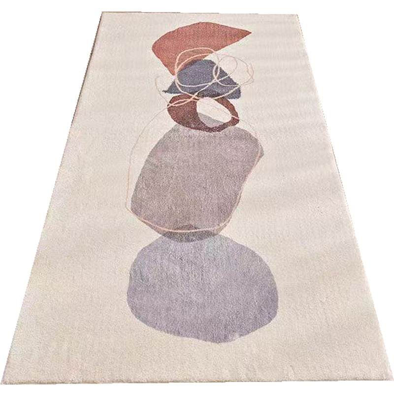 Avtoit | Southwest Bedroom Carpet Multi-colored Cartoon Printed Area Rug Synthetic Non-slip Rug Machine Washable Rug