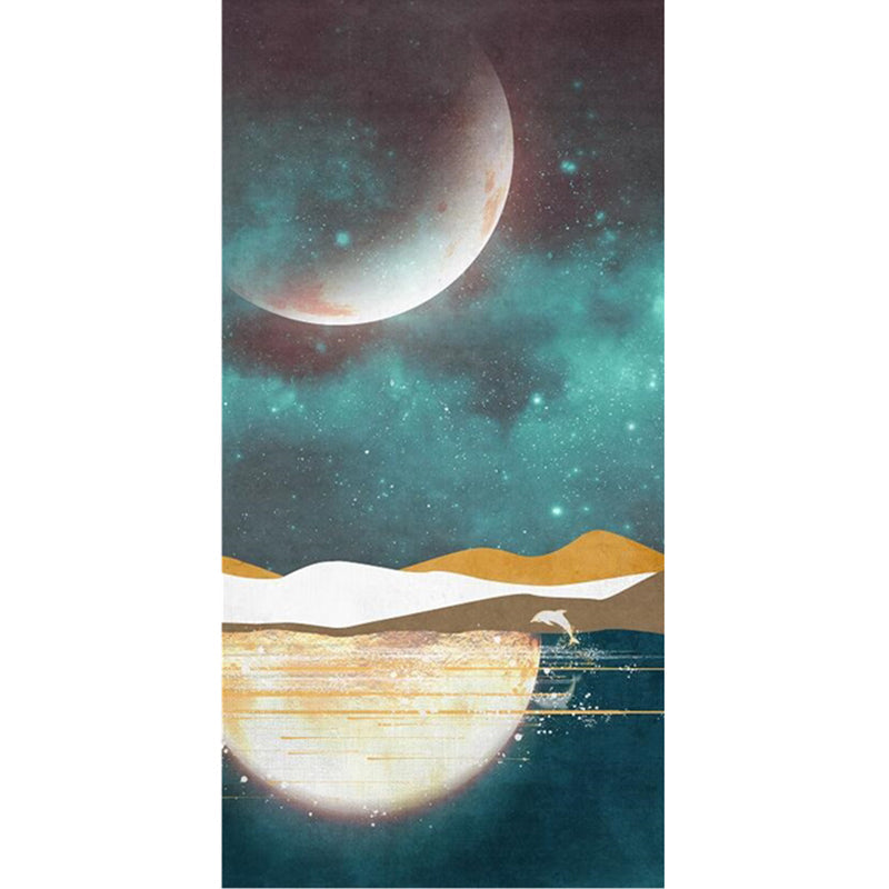 Avtoit | Multicolored Bedroom Rug Western Color Block Area Rug Polyester Easy Care Machine Washable Indoor Carpet