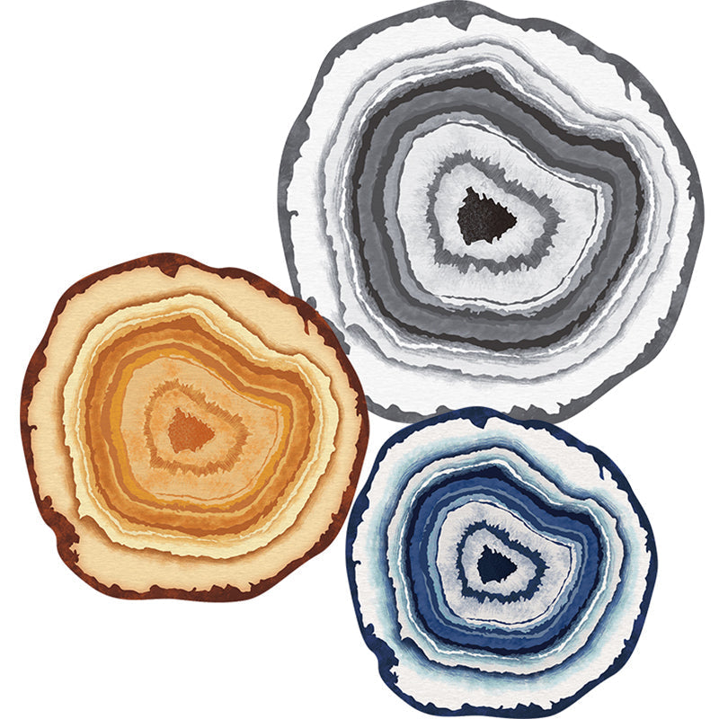 Avtoit | New Arrival Multicolored Nordic Rug Synthetic Geometric Pattern Rug Non-Slip Stain Resistant Rug for Bedroom
