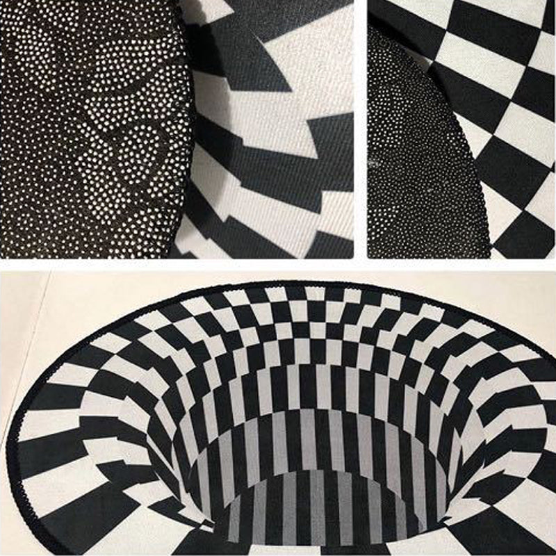 Avtoit | Scandinavian decorative carpet Multicolored 3D check carpet Polypropylene Easy care Machine washable carpet