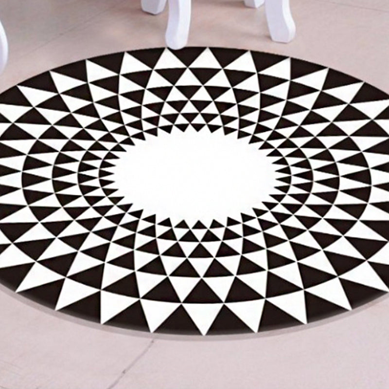 Avtoit | Scandinavian decorative carpet Multicolored 3D check carpet Polypropylene Easy care Machine washable carpet