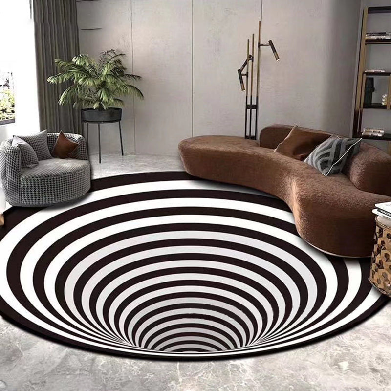 Avtoit | Scandinavian decorative carpet Multicolored 3D check carpet Polypropylene Easy care Machine washable carpet