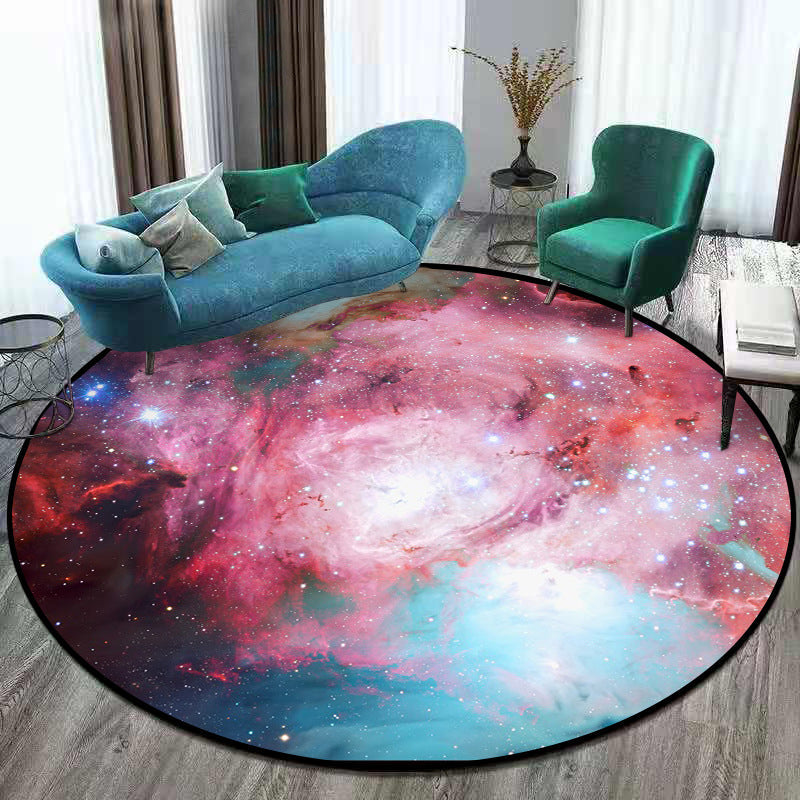 Avtoit | Nordic Living Room Rug Multifunctional 3D Room Printed Rug Synthetic Non-Slip Back Spot-Resistant Rug