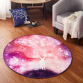 Avtoit | Modern 3D Space Print Carpet Multicolored Polypropylene Rug Non-Slip Backing Pet-Friendly Rug for the Room