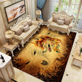 Avtoit | Multicolored Children's Room Rug Unique 3D Animal Area Rug Polyester Pet-Friendly Non-Slip Washable Rug