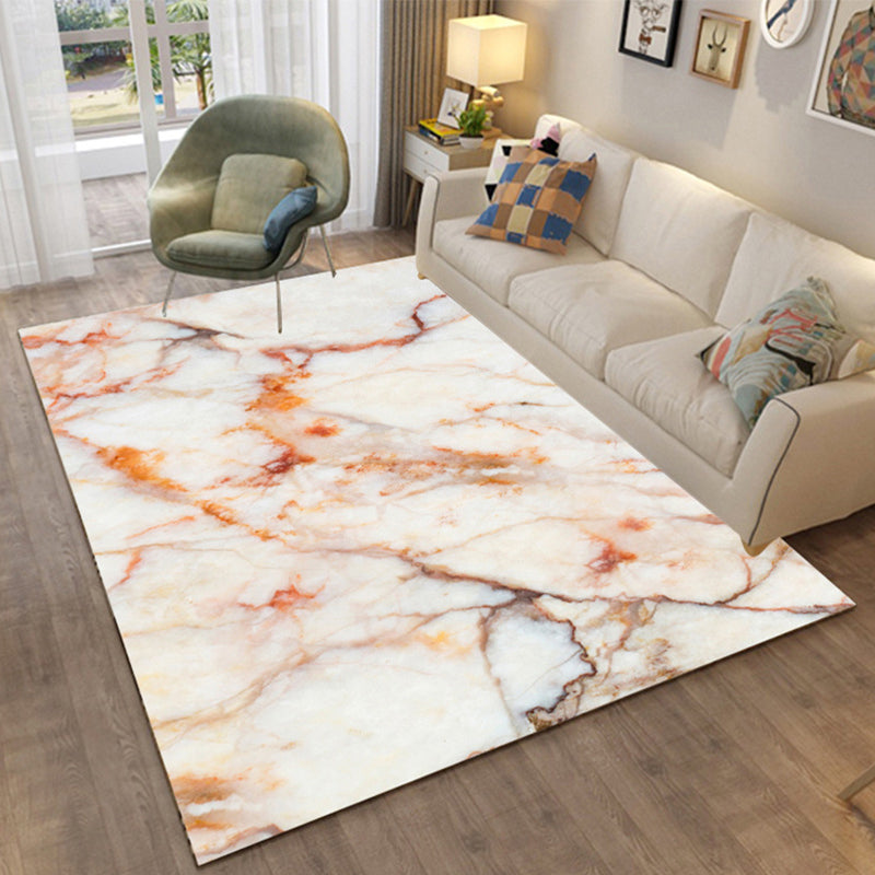 Avtoit | Colorful Relaxation Area Rug Cotton Blend Cartoon Pattern Indoor Rug Machine Washable Non-Slip Rug for Décor