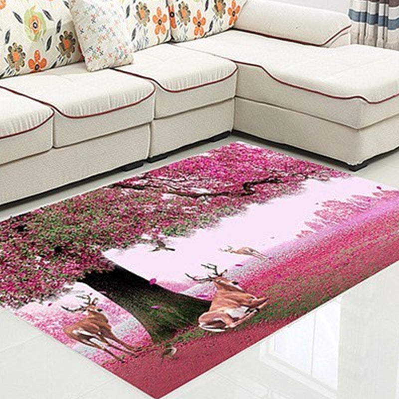Avtoit | Funky Kids Rug Multicolor 3D Patterned Polyester Rug Washable Pet Friendly Easy Care Rug