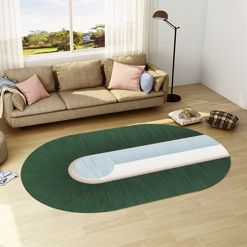 Avtoit | Casual abstract print rug Multicolor Polyester rug Non-slip underside Stain-resistant rug for living room