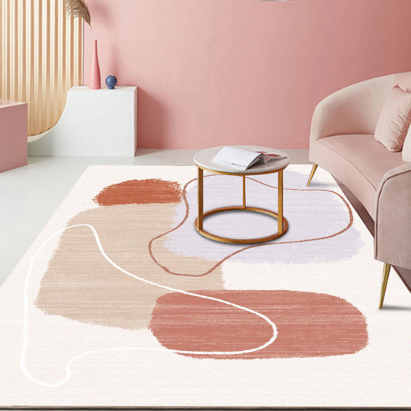 Avtoit | Classic Living Room Carpet Multicolor Color Block Rug Blended Fabric Pet Friendly Easy Care Rug