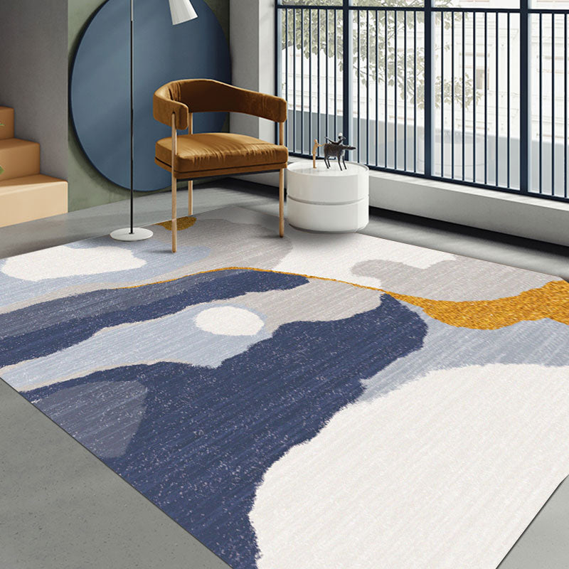 Avtoit | Classic Living Room Carpet Multicolor Color Block Rug Blended Fabric Pet Friendly Easy Care Rug