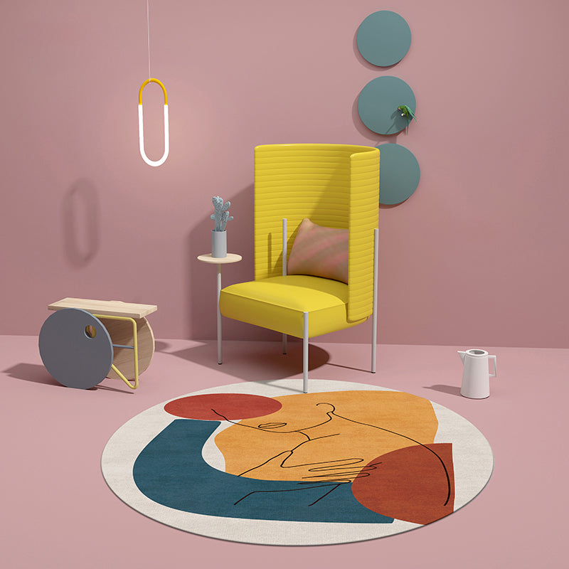 Avtoit | Multicolored artistic print carpet polypropylene Southwest carpet non-slip backing easy-care carpet for the room
