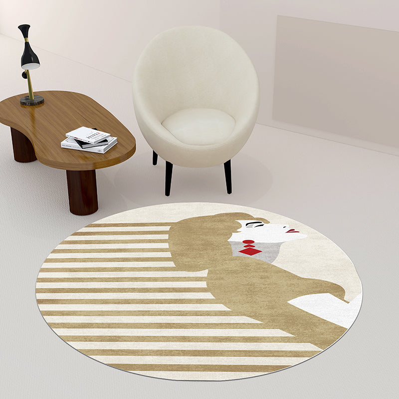 Avtoit | Multicolored artistic print carpet polypropylene Southwest carpet non-slip backing easy-care carpet for the room