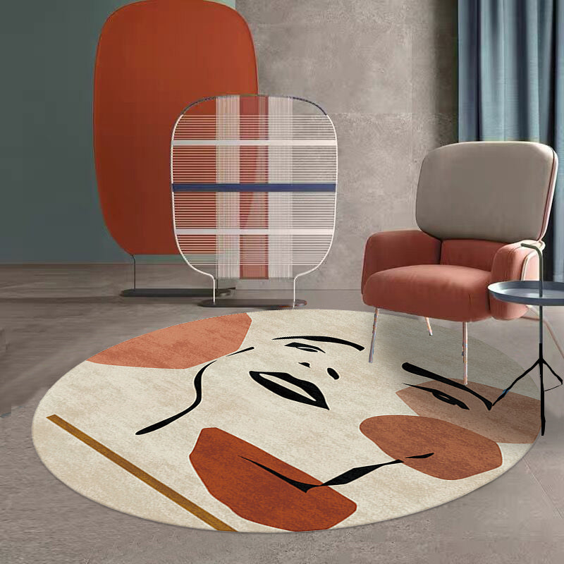 Avtoit | Multicolored artistic print carpet polypropylene Southwest carpet non-slip backing easy-care carpet for the room
