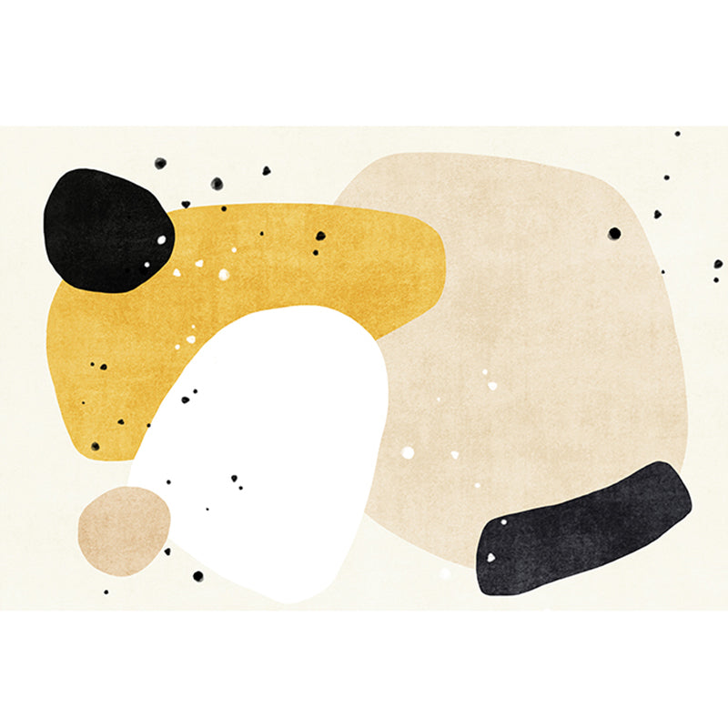 Avtoit | Simple Decorative Carpet Multicolor Abstract Area Rug Synthetic Non-Slip Pet-Friendly Carpet