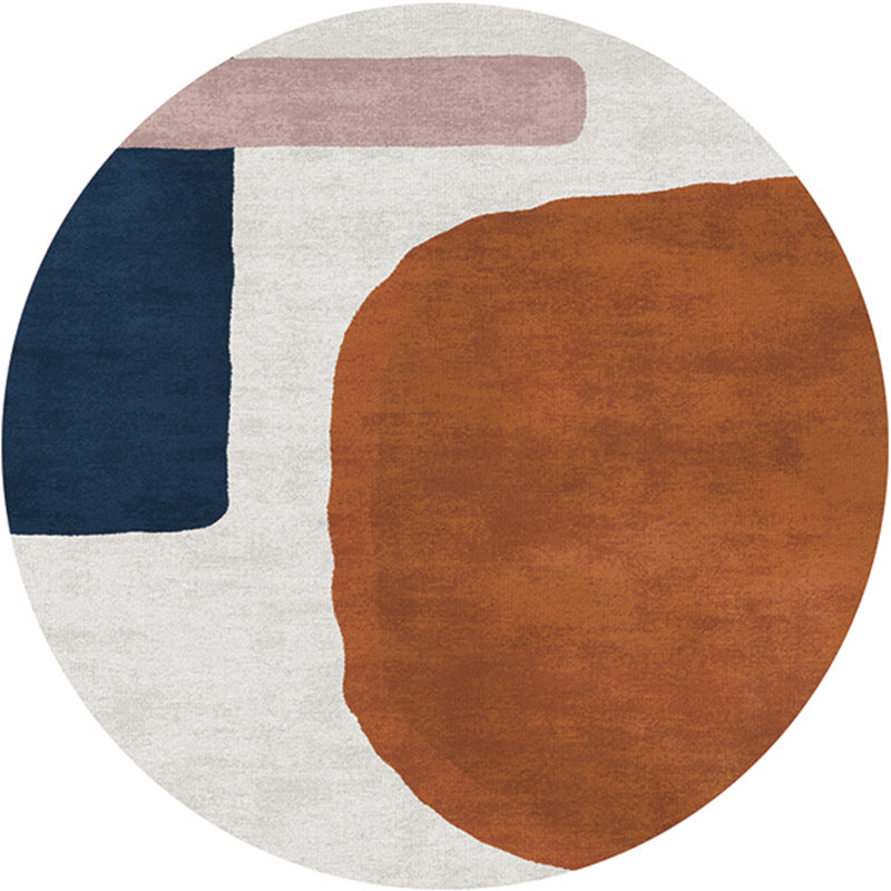Avtoit | Creative Bedroom Rug Multicolored Color Differentiated Rug Polypropylene Washable Pet Friendly Non-Slip Rug