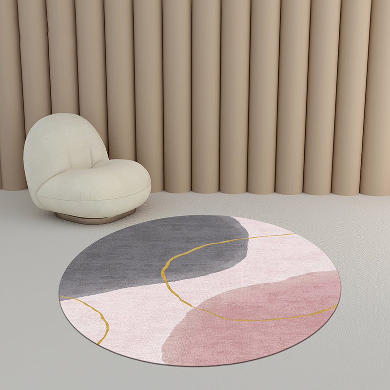 Avtoit | Creative Bedroom Rug Multicolored Color Differentiated Rug Polypropylene Washable Pet Friendly Non-Slip Rug