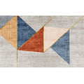 Avtoit | Modern Living Room Rug Morandi Color Color Block Area Rug Synthetic Non-Slip Washable Rug