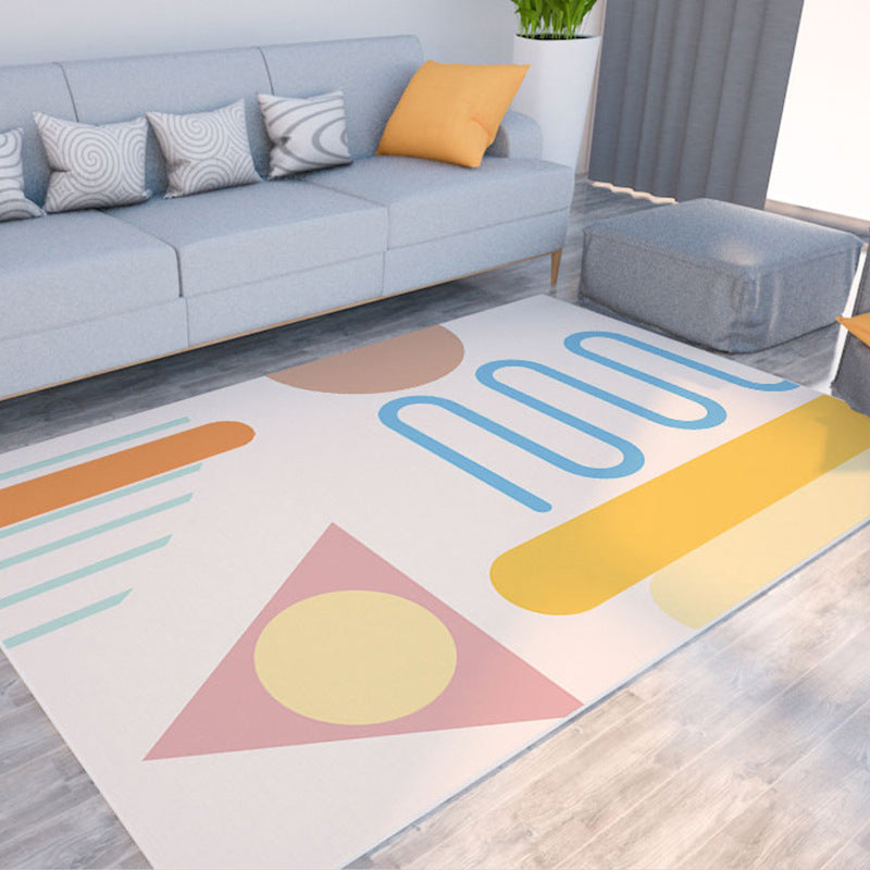 Avtoit | Morandi color color block carpet polypropylene southwest carpet stain resistant non-slip bottom rug for room