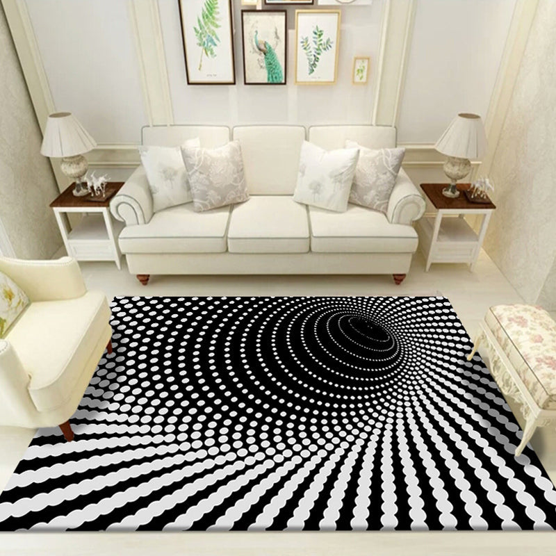 Avtoit | Multicolored unique carpet polyester 3D chessboard area rug easy care pet-friendly indoor rug for living room