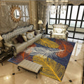 Avtoit | Luxury Living Room Rug Multi Color Plant Indoor Rug Synthetic Easy Care Machine Washable Rug