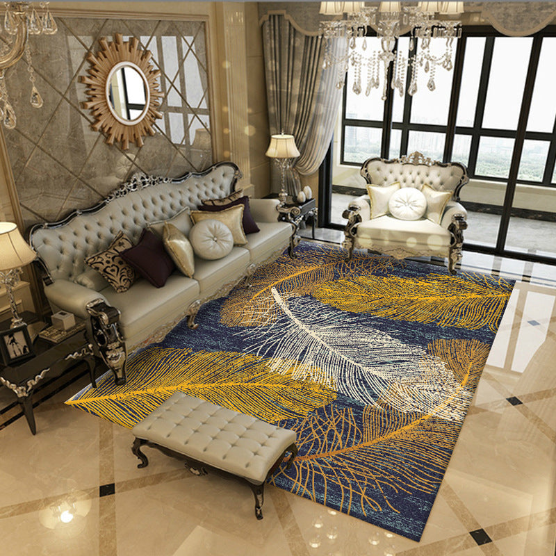 Avtoit | Luxury Living Room Rug Multi Color Plant Indoor Rug Synthetic Easy Care Machine Washable Rug