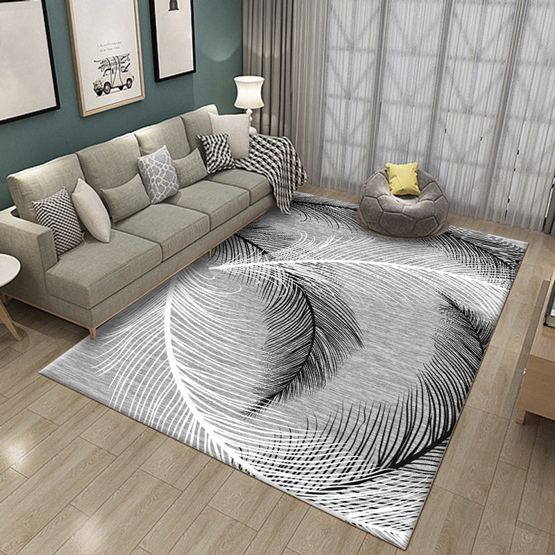 Avtoit | Luxury Living Room Rug Multi Color Plant Indoor Rug Synthetic Easy Care Machine Washable Rug