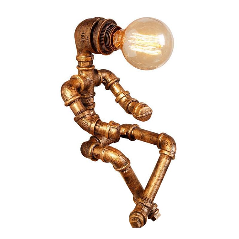 Avtoit | RoboShine – Robust Robot Lamp made of Iron