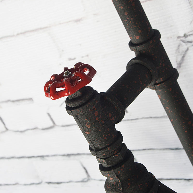 Avtoit | Vintage Conical Wall Lamp Single Iron Wall-Mounted Lamp with Water Pipe in Rust