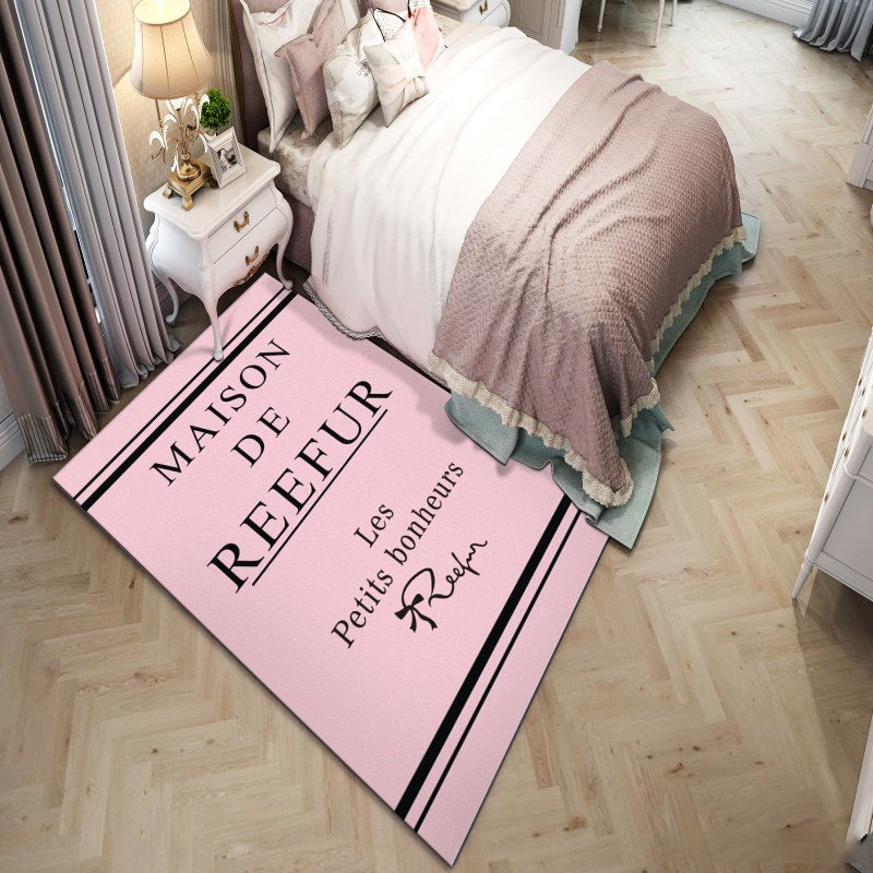 Avtoit | Western garden printed rug Multicolor Polyester rug with non-slip backing Stain-resistant indoor rug for bedroom