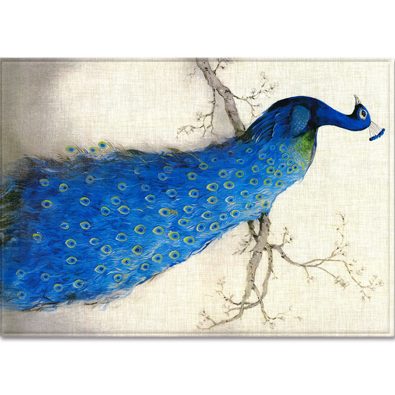 Avtoit | Modern Children's Room Rug Multi-Color Animal Area Rug Polyester Pet-Friendly Non-Slip Washable Rug