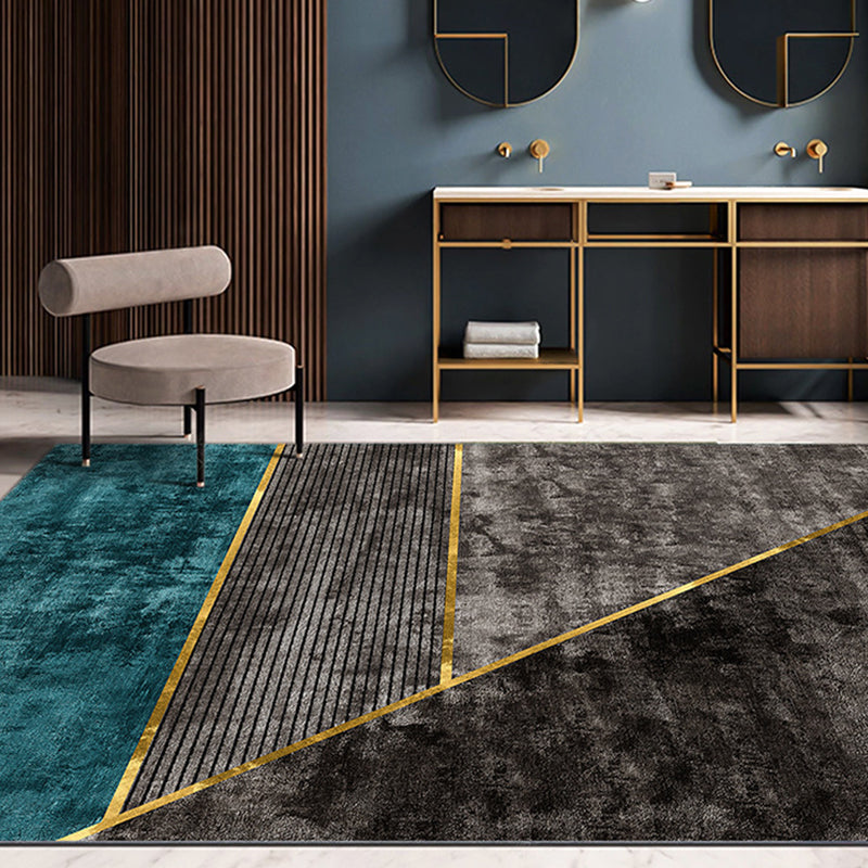 Avtoit | Nordic Living Room Rug More Colors Geometric Pattern Indoor Rug Polyester Pet Friendly Stain Resistant Rug