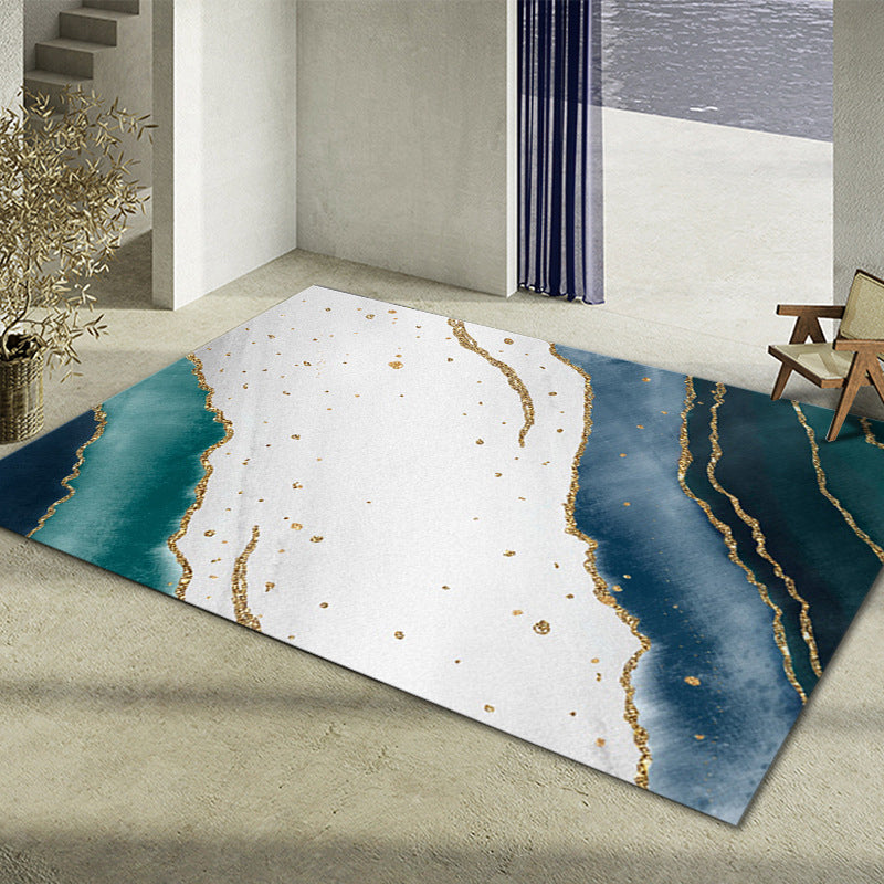 Avtoit | Glam Home Decoration Rug Multicolored Abstract Print Rug Polypropylene Non-Slip Back Easy Care Rug