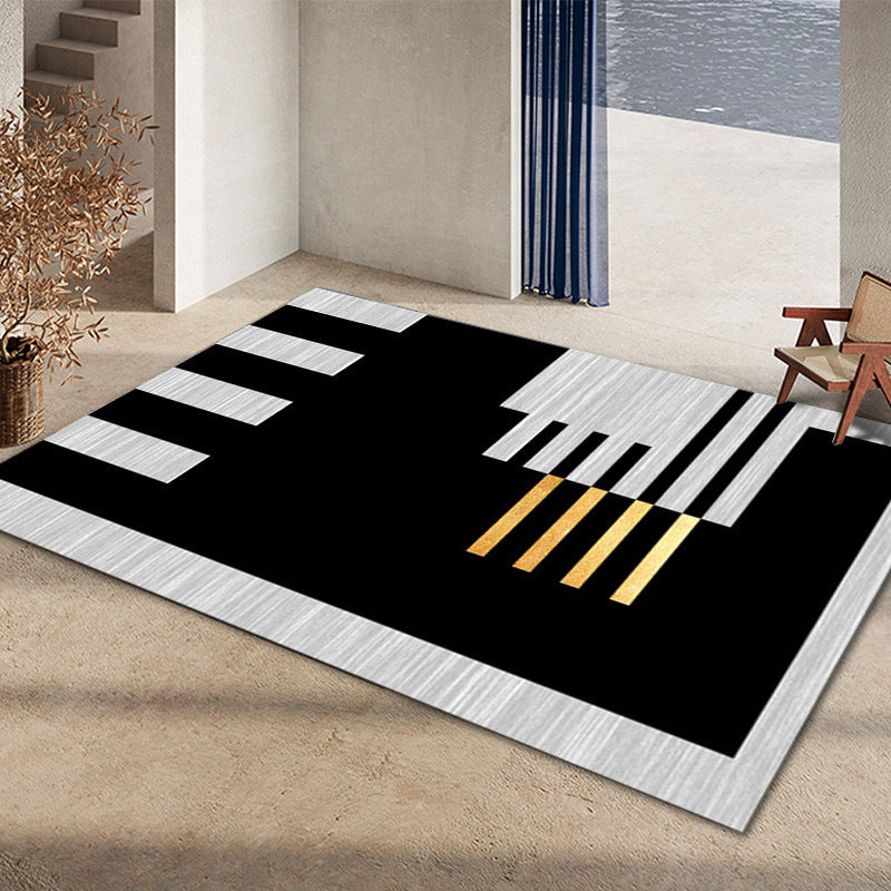 Avtoit | Glam Home Decoration Rug Multicolored Abstract Print Rug Polypropylene Non-Slip Back Easy Care Rug