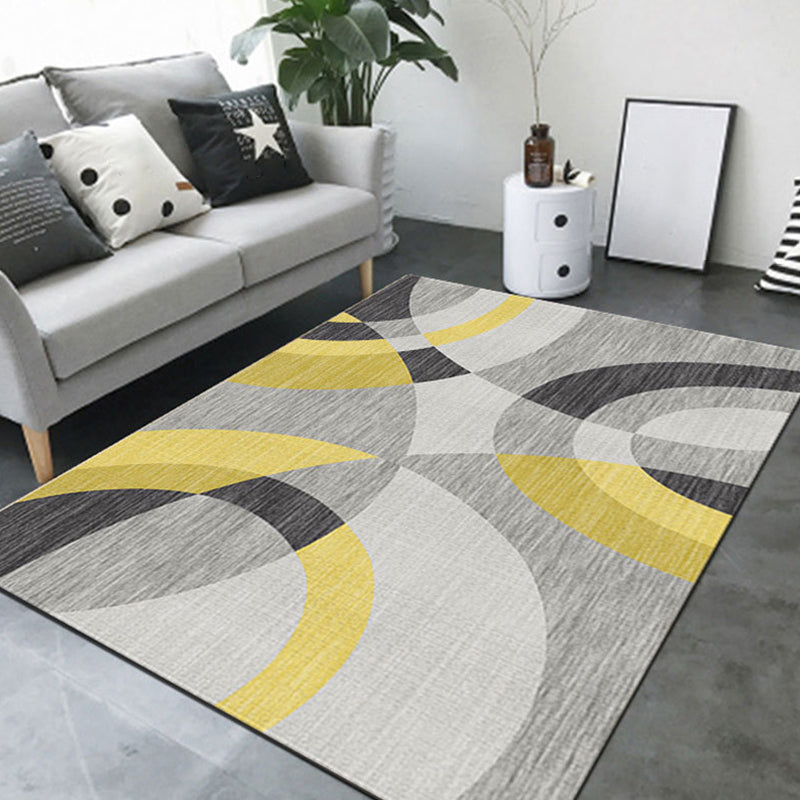 Avtoit | New Product Geometric Rug Multi-Color Polyester Rug Pet-Friendly Stain Resistant Indoor Rug for Living Room