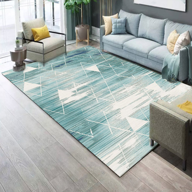 Avtoit | New geometric carpet multicolor polyester carpet pet-friendly stain-resistant indoor carpet for living room