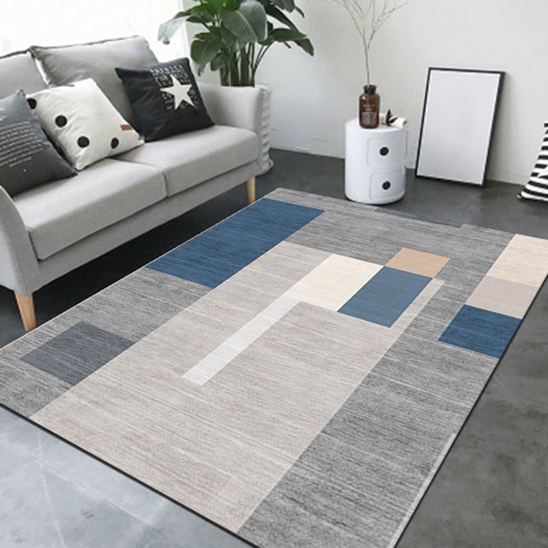Avtoit | New Product Geometric Rug Multi-Color Polyester Rug Pet-Friendly Stain Resistant Indoor Rug for Living Room