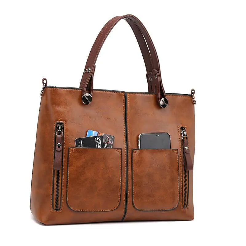Avtoit | Elly – Women’s Vintage Leather Shoulder Bag | Handmade & Elegant Design