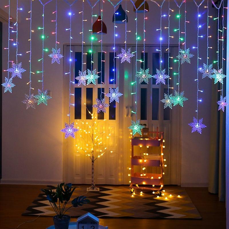 Avtoit | Curtain Snowflake LED String Lights