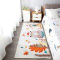 Avtoit | Beautiful children's room carpet Multicolored animal print area rug polypropylene non-slip backing easy-care carpet