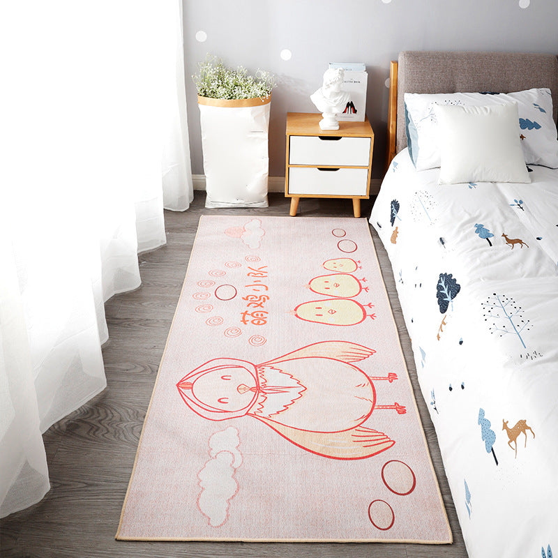 Avtoit | Beautiful children's room carpet Multicolored animal print area rug polypropylene non-slip backing easy-care carpet