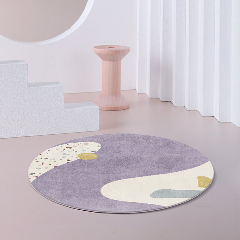 Avtoit | Luxurious Living Room Carpet Multicolored Color Block Area Rug Polypropylene Non-Slip Pet-Friendly Rug