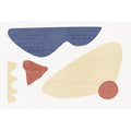Avtoit | Southwest Living Room Rug Multicolored Color Block Rug Polypropylene Non-Slip Stain Resistant Rug