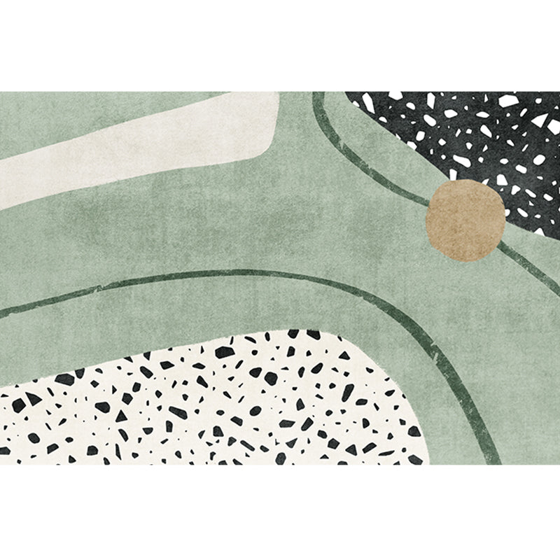 Avtoit | Western Home Rug Multicolored Abstract Pattern Rug Synthetic Non-Slip Washable Rug