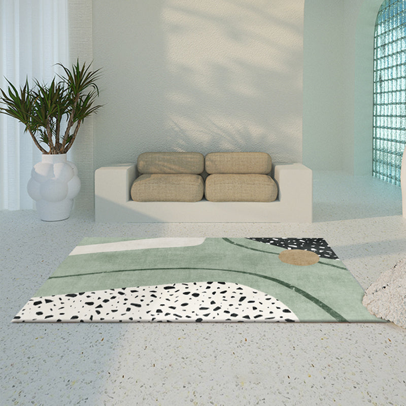 Avtoit | Western Home Rug Multicolored Abstract Pattern Rug Synthetic Non-Slip Washable Rug
