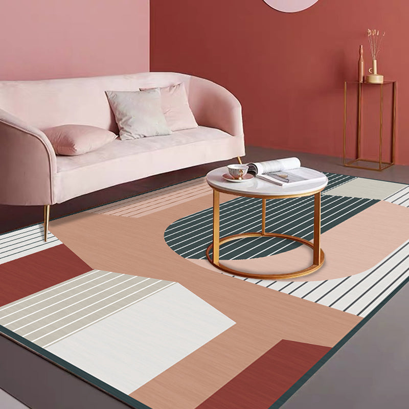 Avtoit | Morandi color new carpet polyester geometric pattern indoor carpet non-slip pet-friendly washable rug for the living room