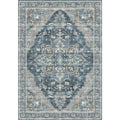 Avtoit | Retro Floral Print Rug Multicolored Rustic Area Rug Polypropylene Easy Care Non-Slip Backing Rug for Room