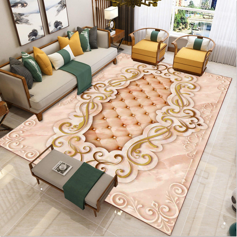 Avtoit | Luxury Southwest Rug Multicolored Floral Print Rug Pet-Friendly Easy to Care Washable Rug for the Living Room