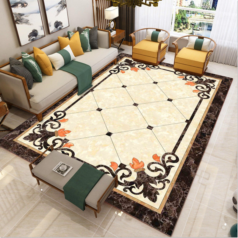 Avtoit | Luxury Southwest Rug Multicolored Floral Print Rug Pet-Friendly Easy to Care Washable Rug for the Living Room